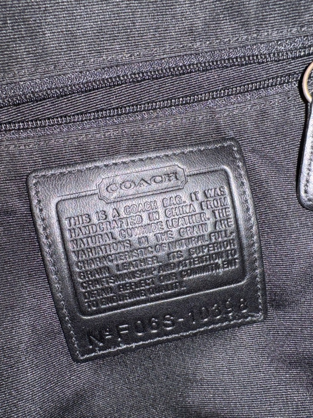 Coach Bleecker Crossbody in black - Picture 6 of 6